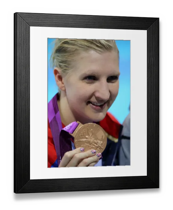 Framed Print : Rebecca Adlington Takes Bronze Framed Print : Rebecca Adlington Takes Bronze