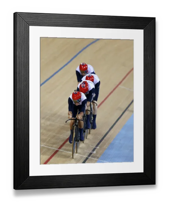 Framed Print : Ed Clancy, Gerraint Thomas, Steven Burke & Peter Kennaug Framed Print : Ed Clancy, Gerraint Thomas, Steven Burke & Peter Kennaug