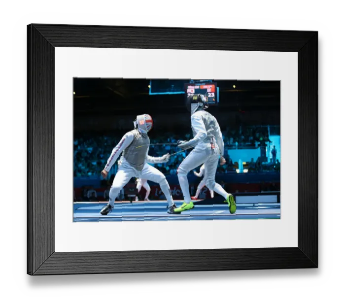 Framed Print : James-Andrew Davis & Andrea Cassara