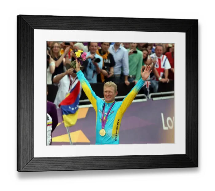 Framed Print : Alexandr Vinokourov Takes Gold Framed Print : Alexandr Vinokourov Takes Gold