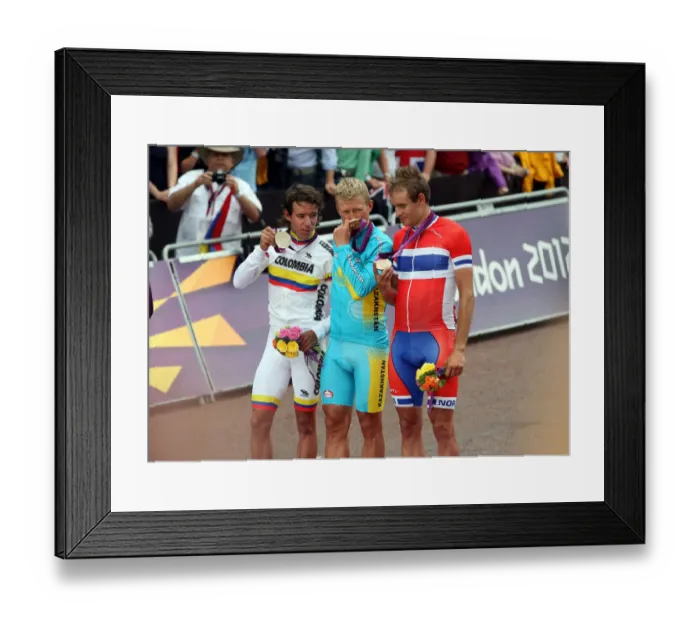 Framed Print : Rigoberto Uran Uran, Alexandr Vinokourov & Alexander Kri Framed Print : Rigoberto Uran Uran, Alexandr Vinokourov & Alexander Kri