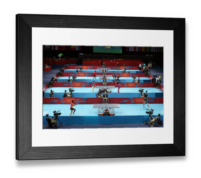 Framed Print : Ex Cell Table Tennis Arena Framed Print : Ex Cell Table Tennis Arena
