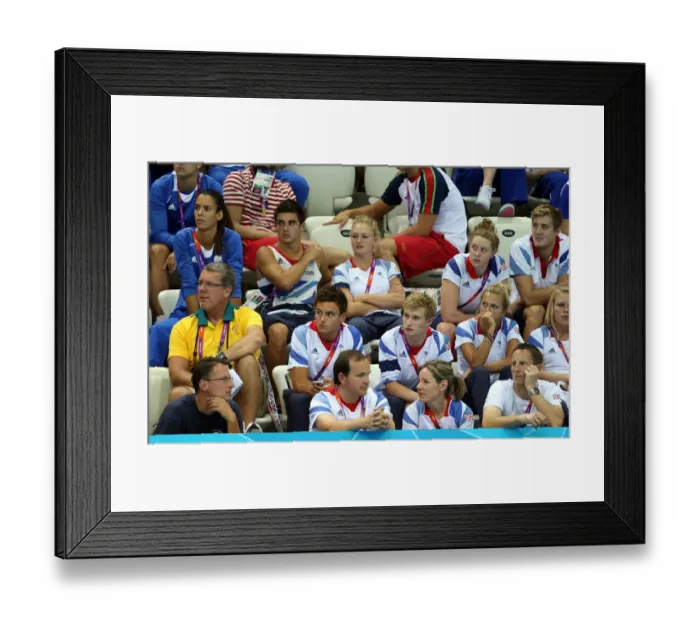 Framed Print : Tom Dailey Watching The Swimming Framed Print : Tom Dailey Watching The Swimming
