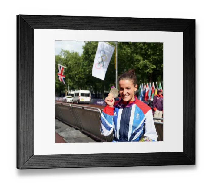 Framed Print : Lizzie Armistead Wins Silver Framed Print : Lizzie Armistead Wins Silver