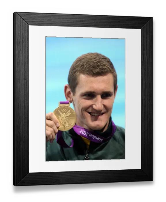Framed Print : Cameron Van Der Burgh Framed Print : Cameron Van Der Burgh