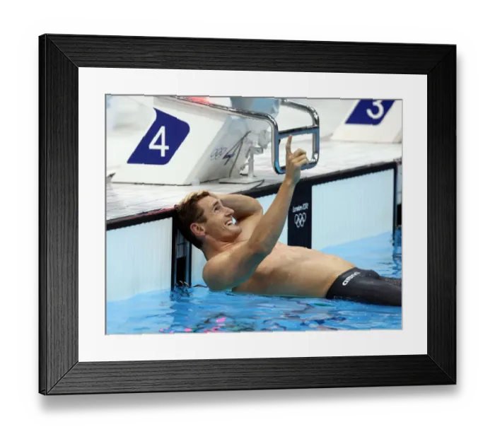 Framed Print : Cameron Van Der Burgh Framed Print : Cameron Van Der Burgh