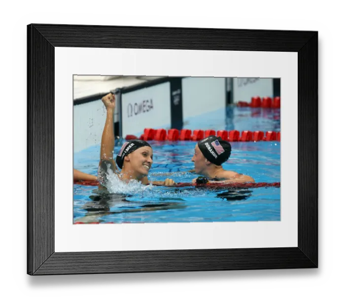 Framed Print : Dana Vollmer & Claire Donahue Framed Print : Dana Vollmer & Claire Donahue