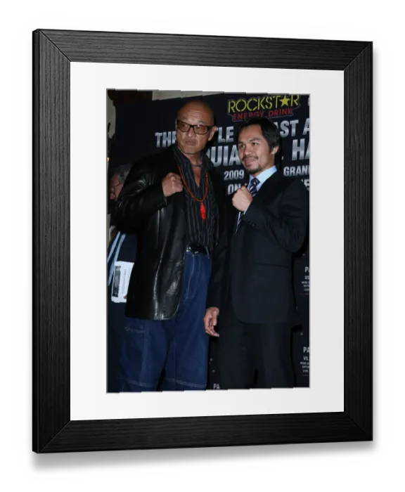 Framed Print : Cary-Hiroyuki Tagawa, Manny Pacquiao