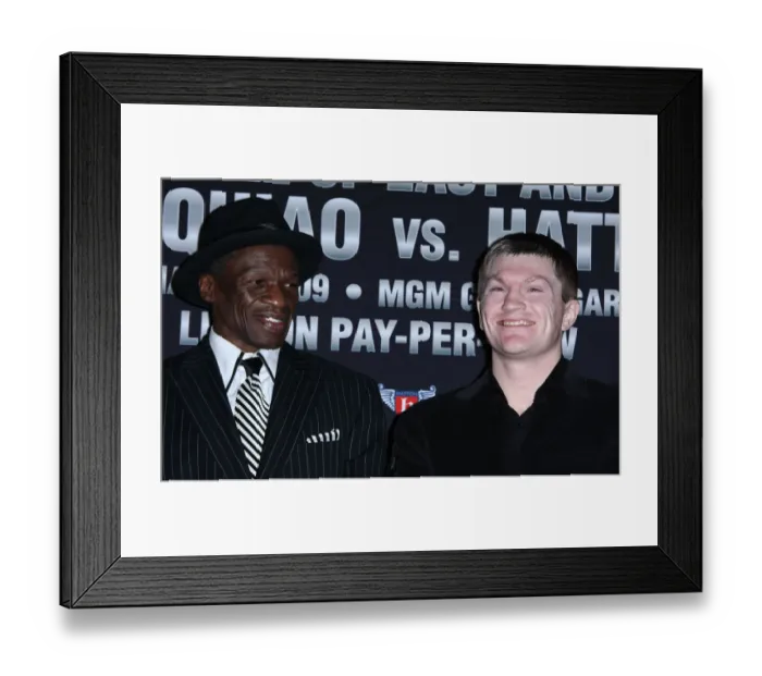 Framed Print : Floyd Mayweather Sr, Ricky Hatton Framed Print : Floyd Mayweather Sr, Ricky Hatton