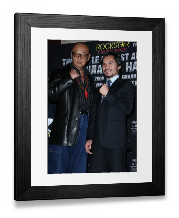 Framed Print : Cary-Hiroyuki Tagawa, Manny Pacquiao Framed Print : Cary-Hiroyuki Tagawa, Manny Pacquiao