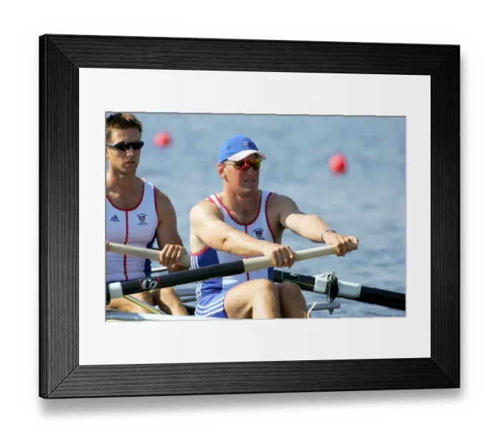 Framed Print : Matthew Pinsent & Ed Goode Framed Print : Matthew Pinsent & Ed Goode