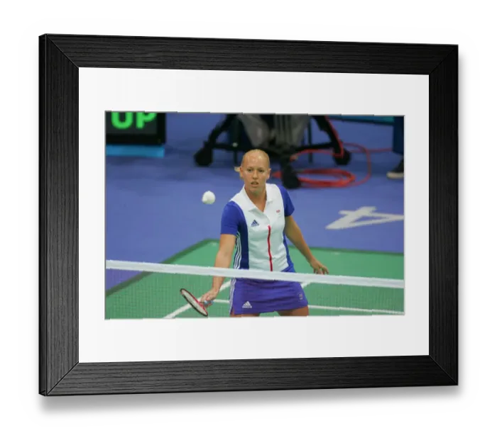 Framed Print : Gail Emms Olympic Mixed Doubles Badminton Olympic Badminton Athens Framed Print : Gail Emms Olympic Mixed Doubles Badminton Olympic Badminton Athens