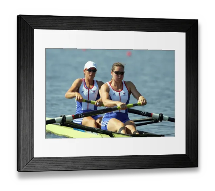 Framed Print : Katherine Grainger & Cath Bishop Framed Print : Katherine Grainger & Cath Bishop