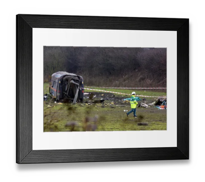Framed Print : Scene Of Selby Rail Crash Framed Print : Scene Of Selby Rail Crash