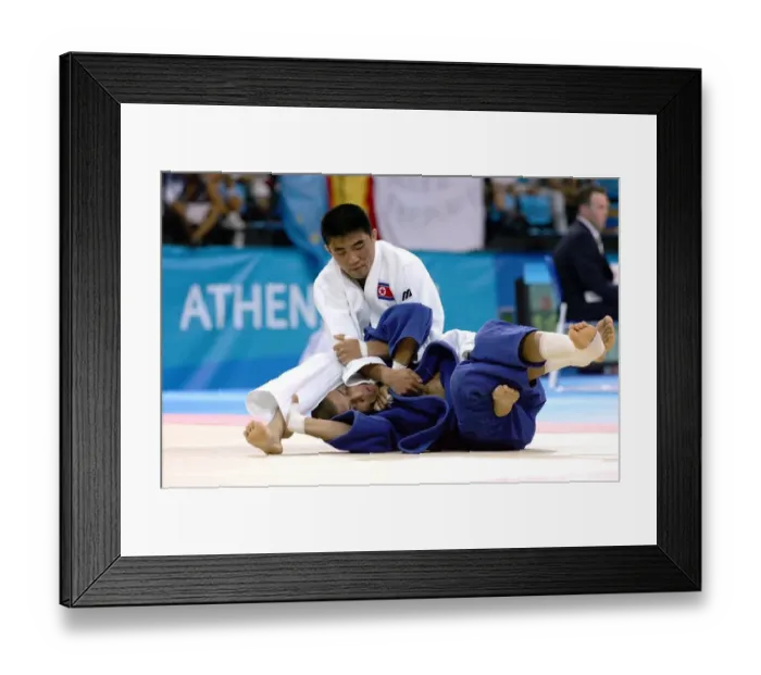 Framed Print : Chol Nam Pak & Nese Sensoy
