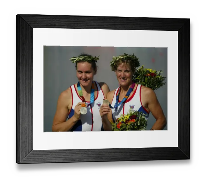 Framed Print : Katherine Grainger & Cath Bishop Framed Print : Katherine Grainger & Cath Bishop