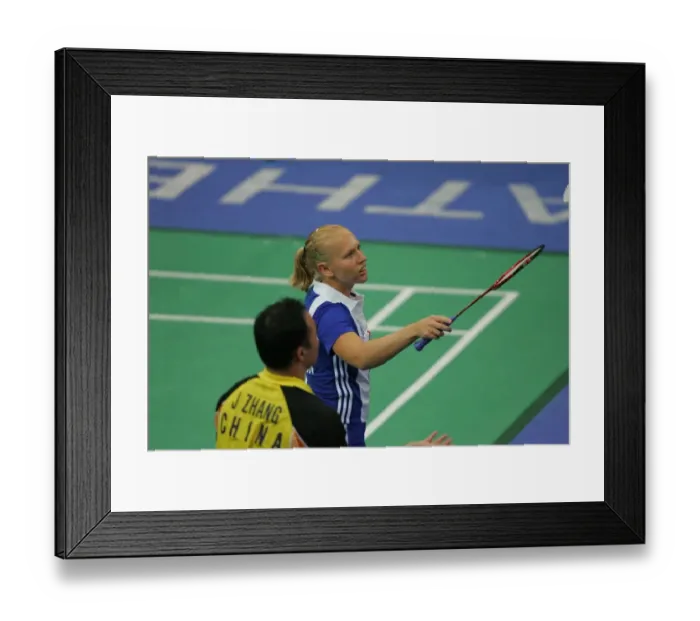Framed Print : Gail Emms & Nathan Robertson Framed Print : Gail Emms & Nathan Robertson