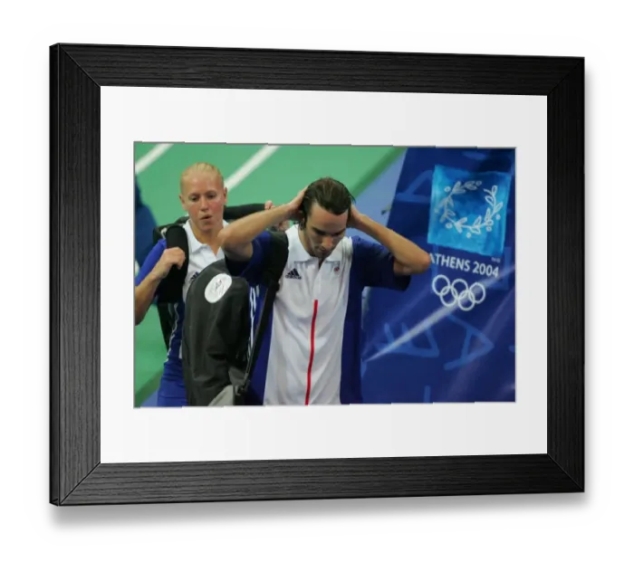 Framed Print : Gail Emms & Nathan Robertson Framed Print : Gail Emms & Nathan Robertson