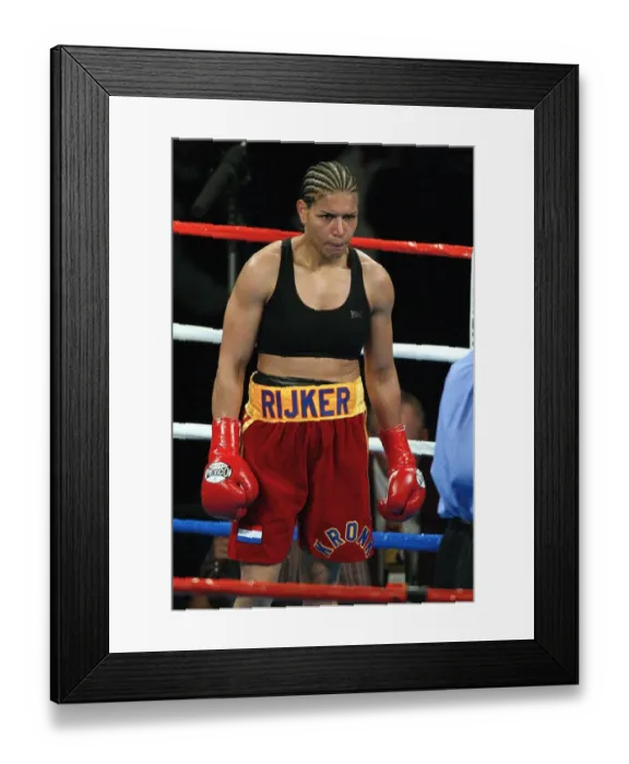 Framed Print : Lucia Rijker