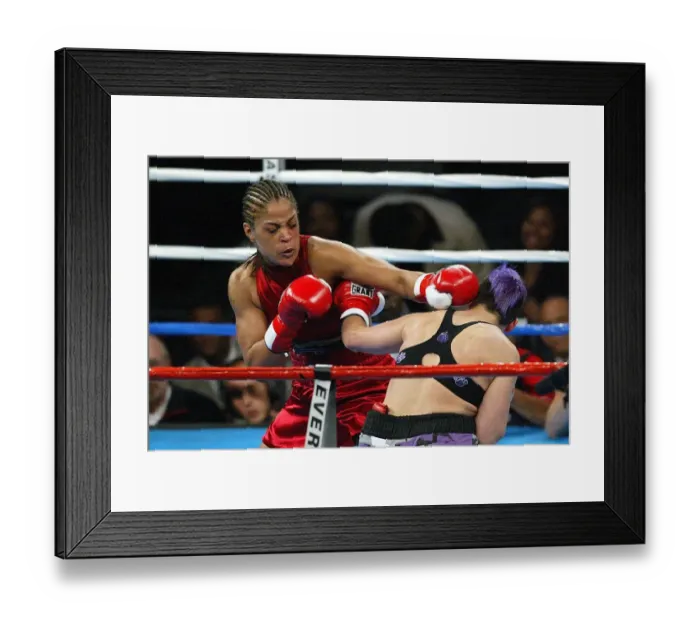 Framed Print : Laila Ali & Valerie Mahfood Framed Print : Laila Ali & Valerie Mahfood