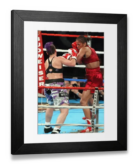 Framed Print : Laila Ali & Valerie Mahfood Framed Print : Laila Ali & Valerie Mahfood
