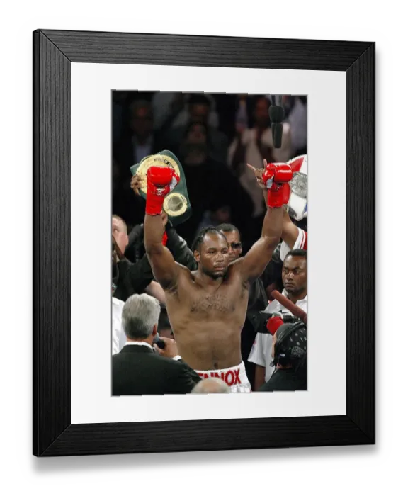Framed Print : Lennox Lewis Framed Print : Lennox Lewis