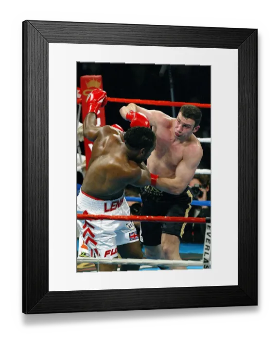 Framed Print : Lennox Lewis & Vitali Klitschko Framed Print : Lennox Lewis & Vitali Klitschko