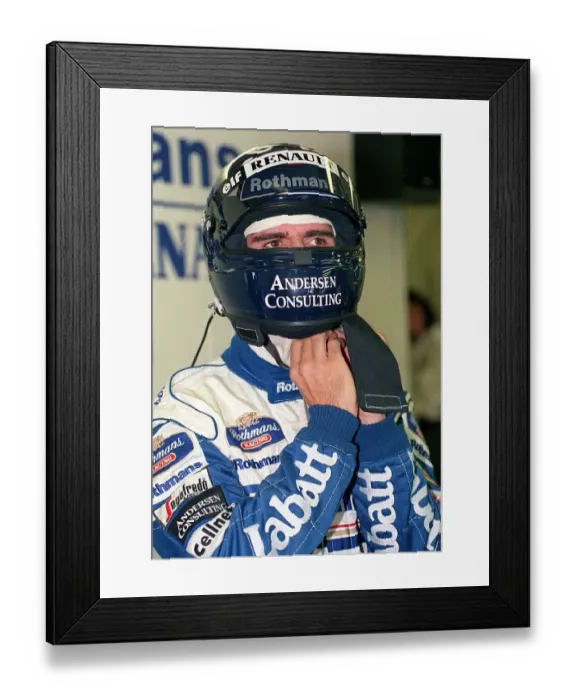 Framed Print : Damon Hill