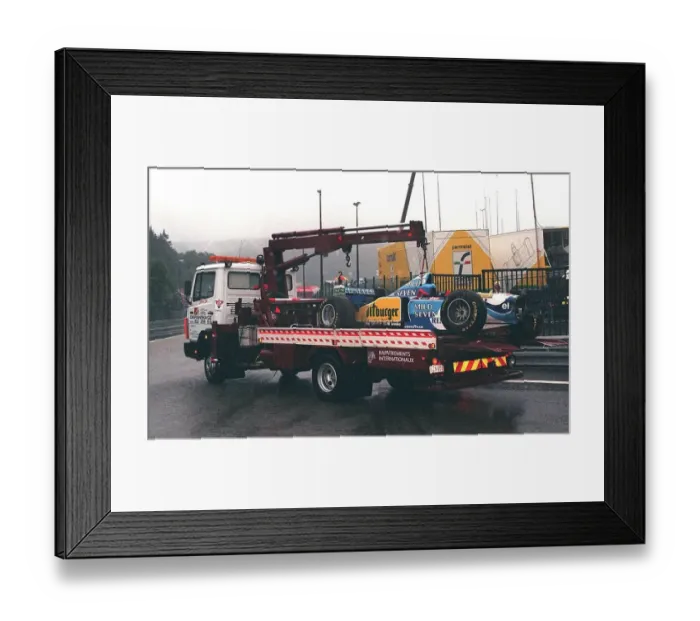 Framed Print : Johnny Herberts Benetton Framed Print : Johnny Herberts Benetton