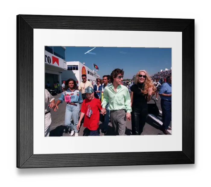 Framed Print : Mick Jagger, Jerry Hall Framed Print : Mick Jagger, Jerry Hall