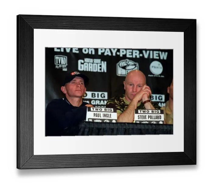 Framed Print : Paul Ingle And Steve Pollard Framed Print : Paul Ingle And Steve Pollard