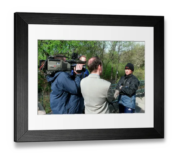 Framed Print : Paul Ingle Skysports Interview Framed Print : Paul Ingle Skysports Interview