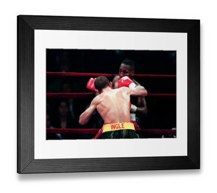 Framed Print : Paul Ingle V Junior Jones Framed Print : Paul Ingle V Junior Jones