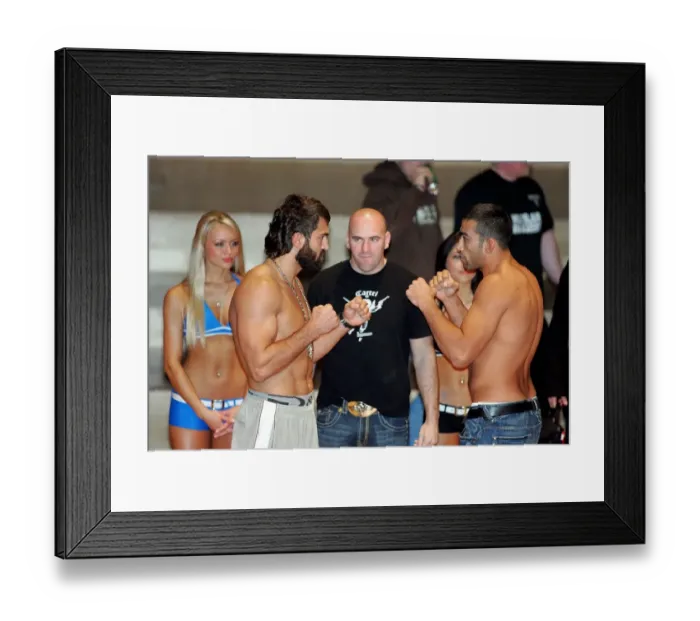 Framed Print : Andrei Arlovski & Fenderico Werdum Framed Print : Andrei Arlovski & Fenderico Werdum