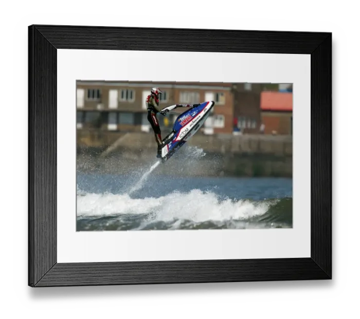 Framed Print : Flying Jet Ski Framed Print : Flying Jet Ski