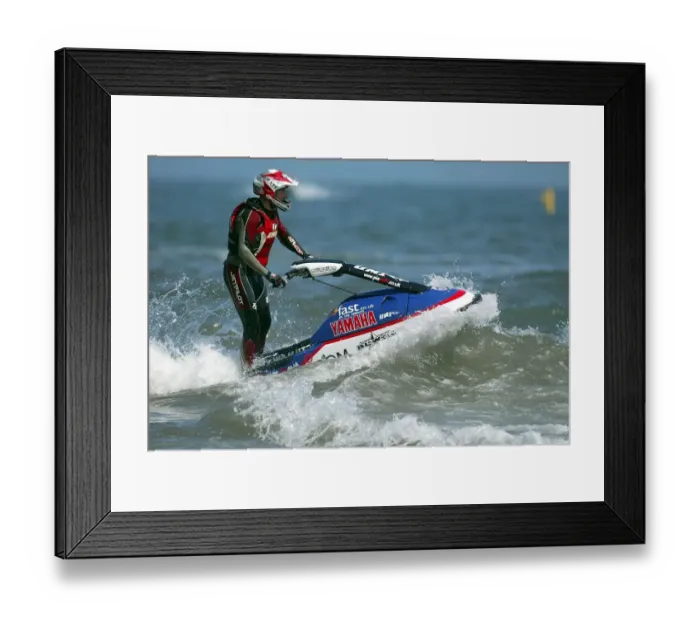 Framed Print : Jet Ski South Bay, Scarborough Date: 02 June 2007