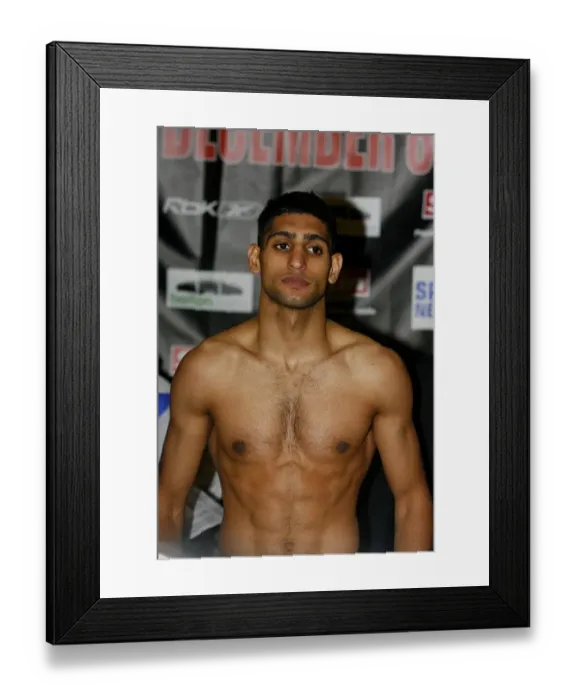Framed Print : Amir Khan Lightweight Boxer Date: 07 December 2007 Framed Print : Amir Khan Lightweight Boxer Date: 07 December 2007