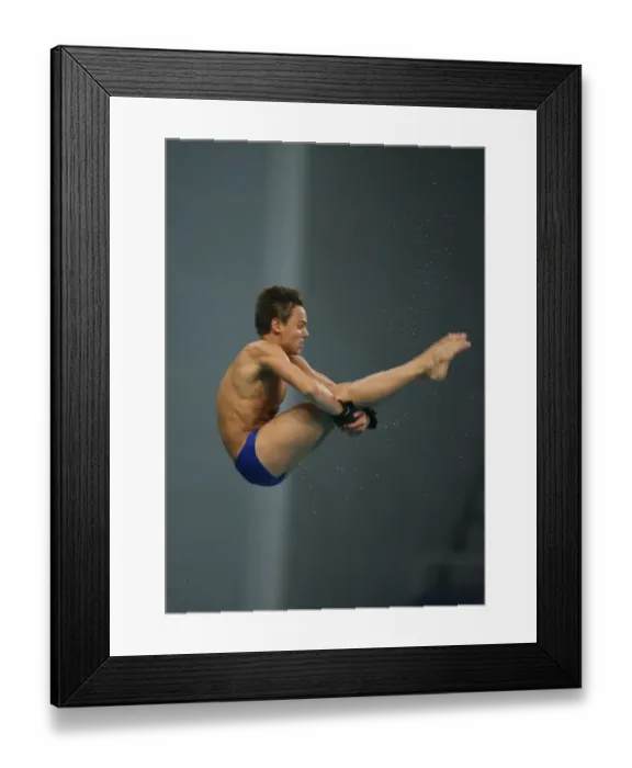 Framed Print : Tom Daley Diving Diving Practice Olympic Stadium Framed Print : Tom Daley Diving Diving Practice Olympic Stadium