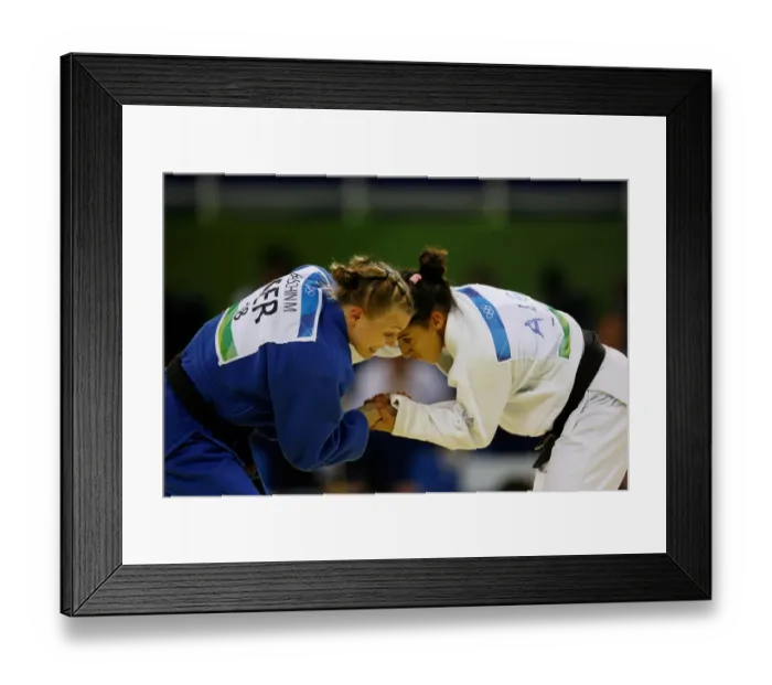 Framed Print : Micheala Baschin & Meriem Moussa Framed Print : Micheala Baschin & Meriem Moussa