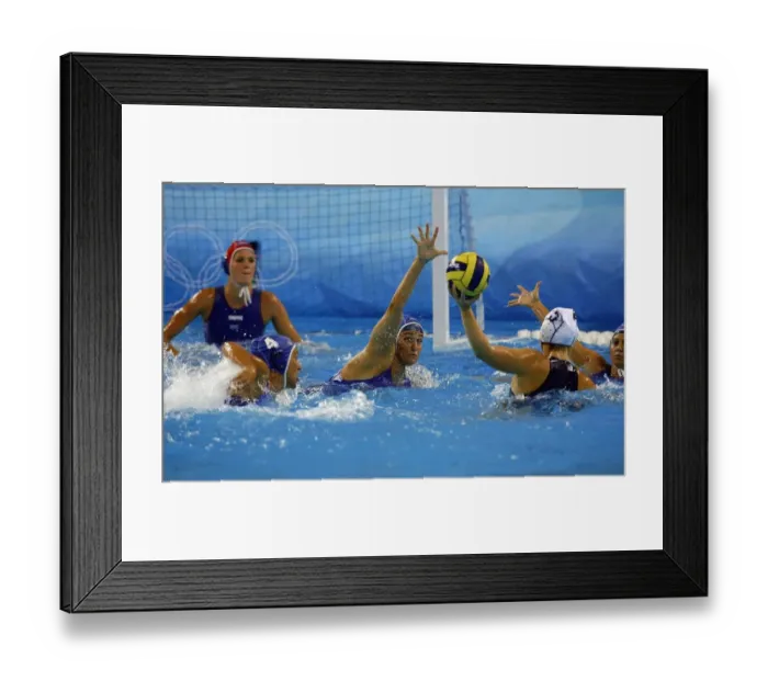 Framed Print : Womens Olympic Water Polo Framed Print : Womens Olympic Water Polo