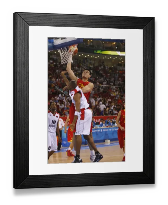 Framed Print : Ming Yao & Vladamir Jeronimo Framed Print : Ming Yao & Vladamir Jeronimo