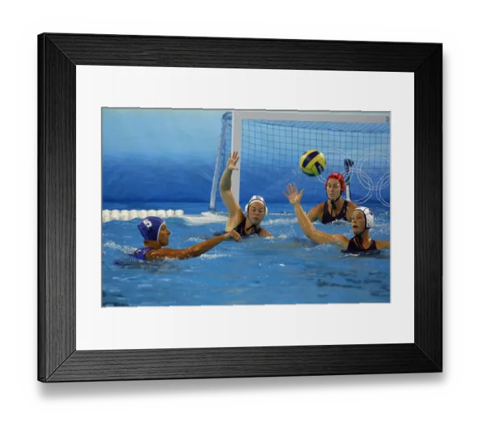 Framed Print : Womens Olympic Water Polo Framed Print : Womens Olympic Water Polo