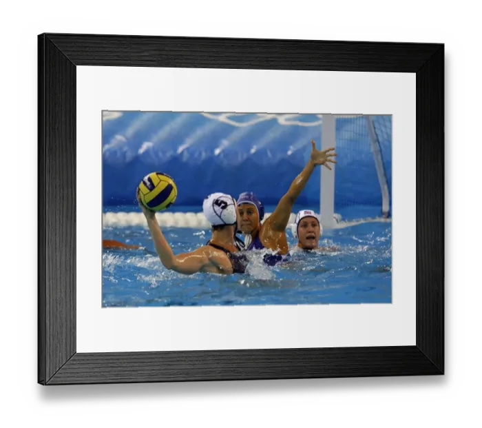 Framed Print : Womens Olympic Water Polo Framed Print : Womens Olympic Water Polo