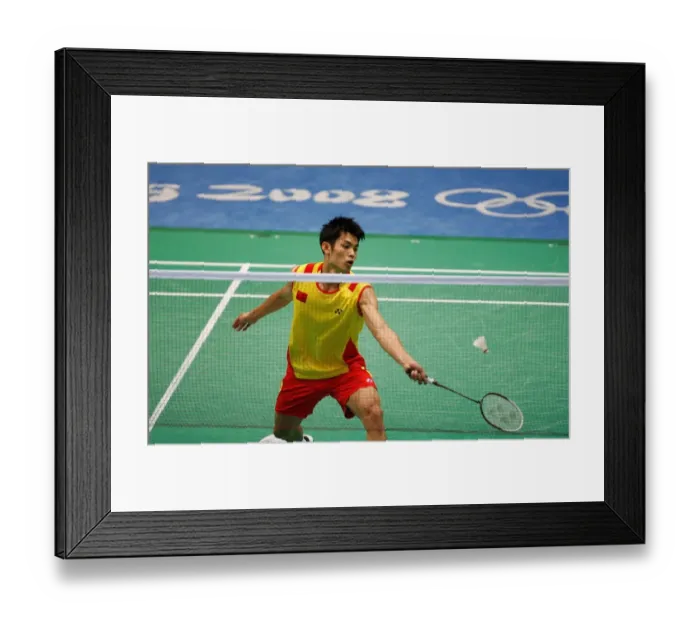 Framed Print : Dan Lin China Mens Singles Badminton Olympic Stadium, Beijing, China 14 August 2008 Date Framed Print : Dan Lin China Mens Singles Badminton Olympic Stadium, Beijing, China 14 August 2008 Date