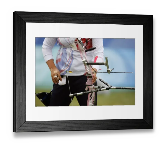 Framed Print : The Sight And Weights On The Bow Framed Print : The Sight And Weights On The Bow