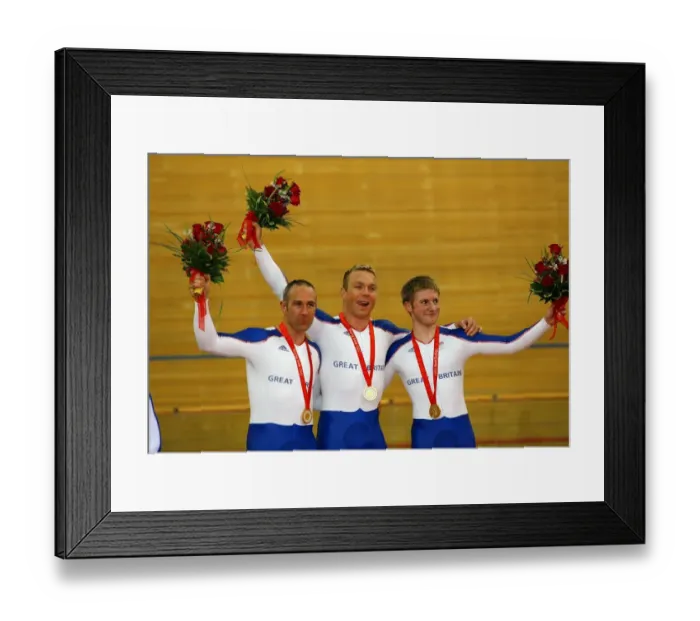Framed Print : Jamie Staff, Chris Hoy & Jason Kenny Framed Print : Jamie Staff, Chris Hoy & Jason Kenny