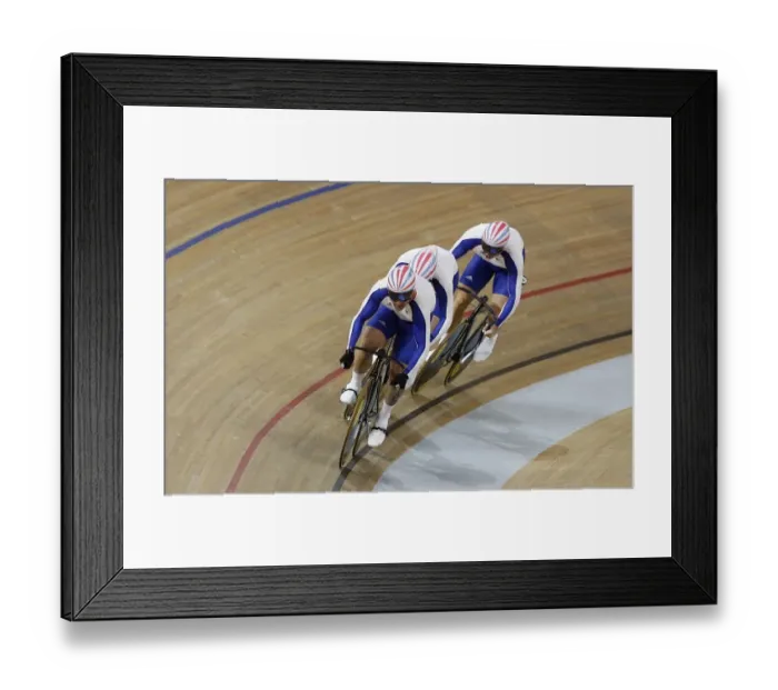 Framed Print : Chris Hoy, Jason Kenny & James Staff Framed Print : Chris Hoy, Jason Kenny & James Staff