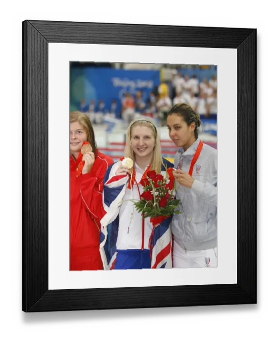 Framed Print : Lotte Friis, Rebecca Adlington & Alessia Filippi Lotte F Framed Print : Lotte Friis, Rebecca Adlington & Alessia Filippi Lotte F