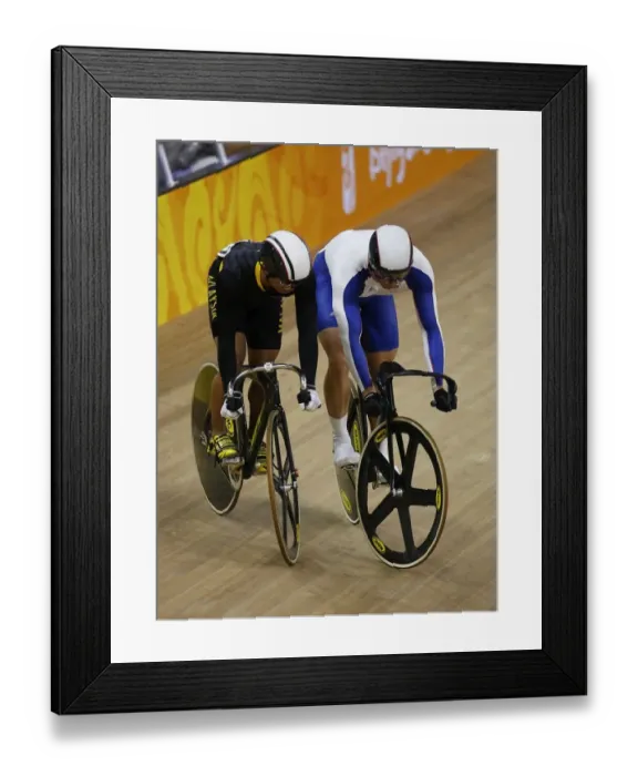 Framed Print : Chris Hoy & Mohd Azizulhasni Awang Framed Print : Chris Hoy & Mohd Azizulhasni Awang