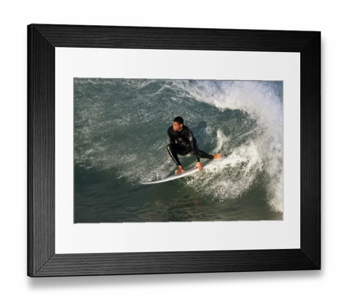 Framed Print : Local Surfer Framed Print : Local Surfer